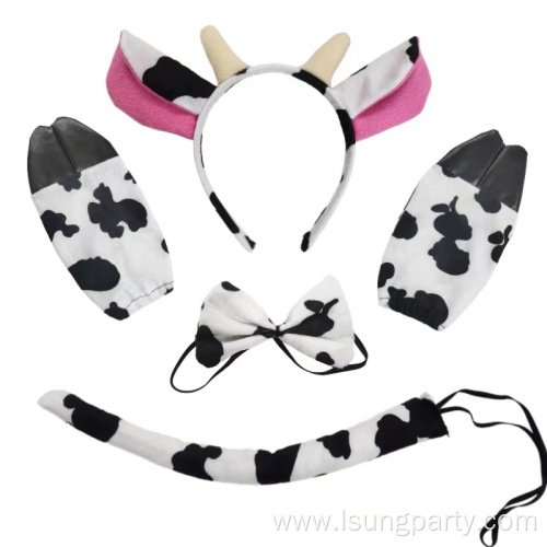 Halloween Cow Costume Accessories Set